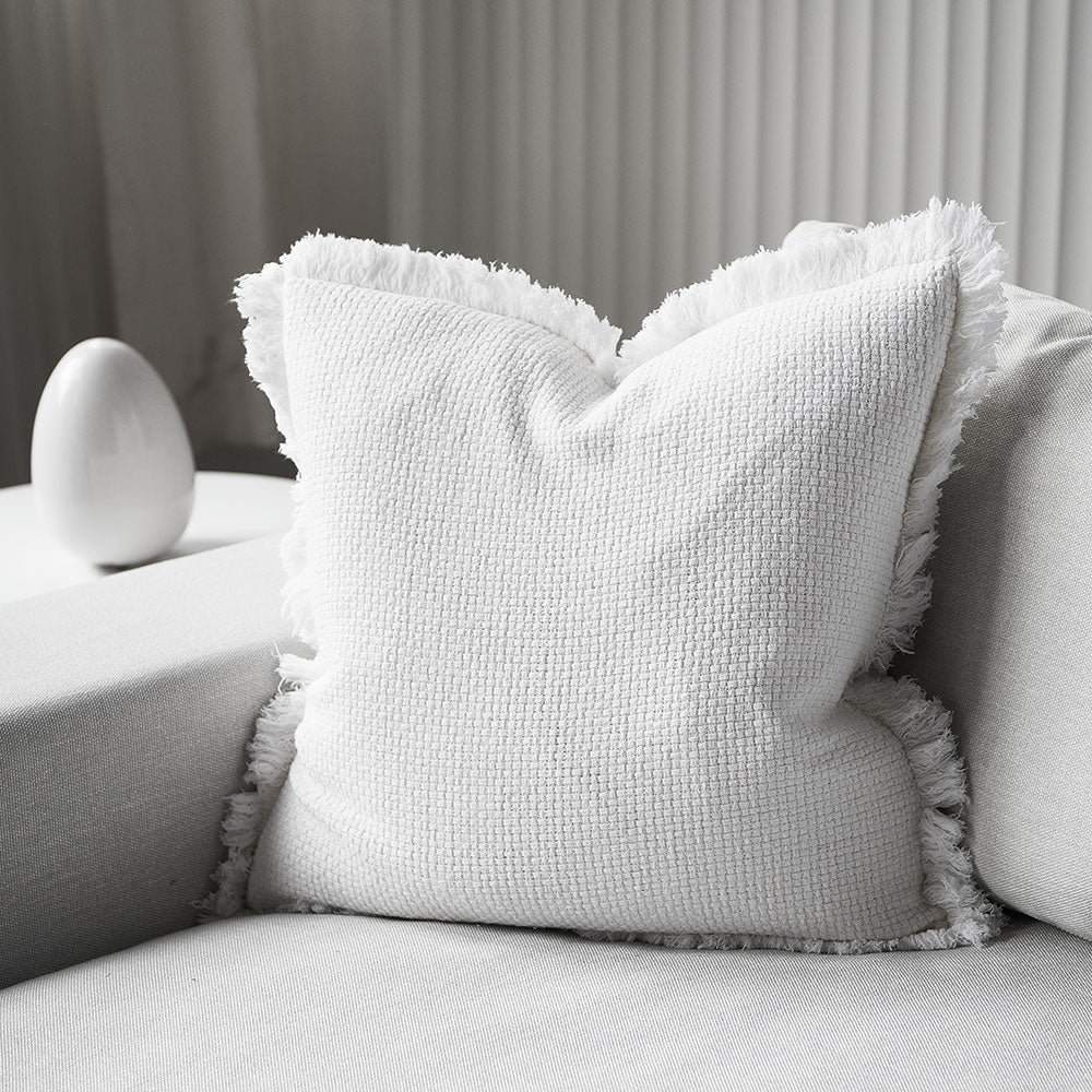 Chelsea Cushion - White - Eadie Lifestyle