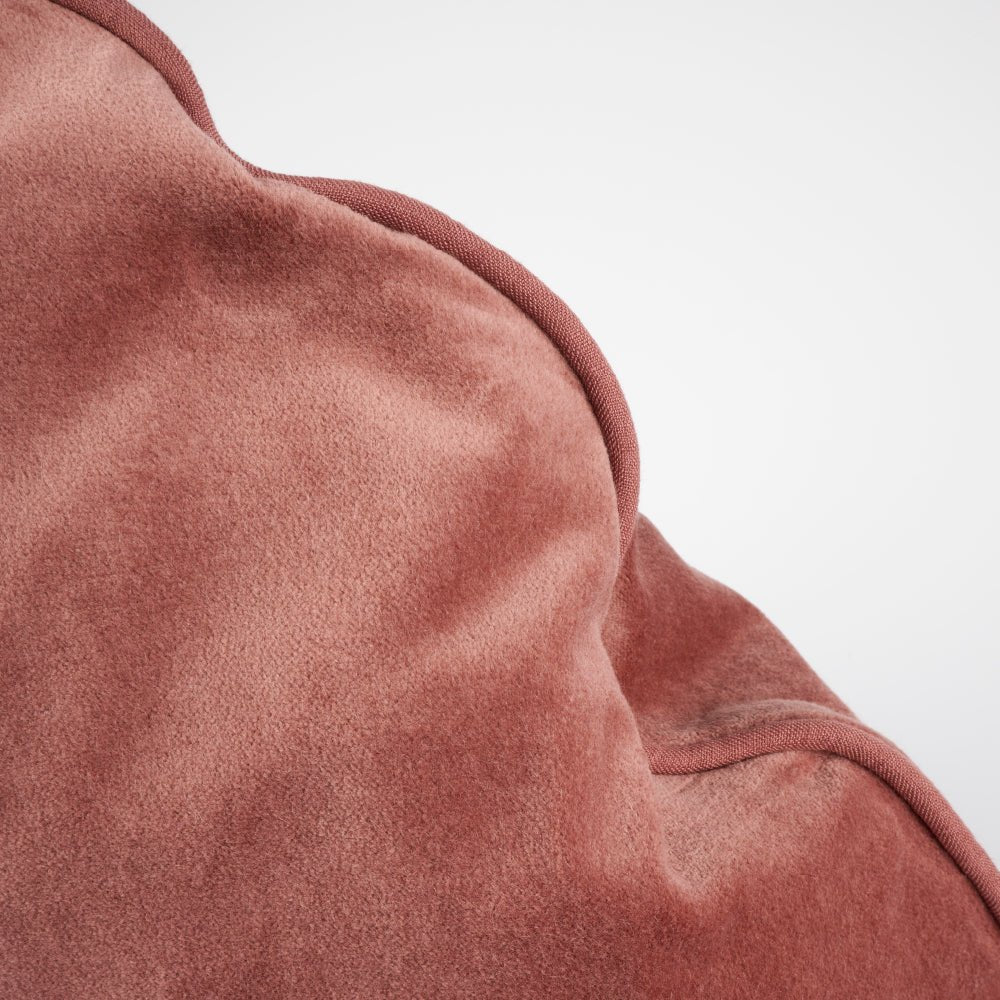Circlyn Velvet Cushion - Desert Rose - Eadie Lifestyle