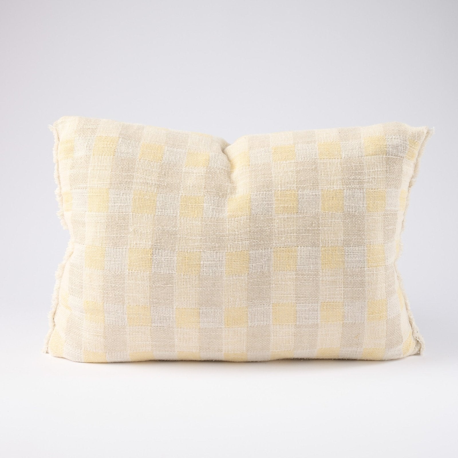 Felice Linen Cushion - Butter/Natural/White  - Eadie Lifestyle