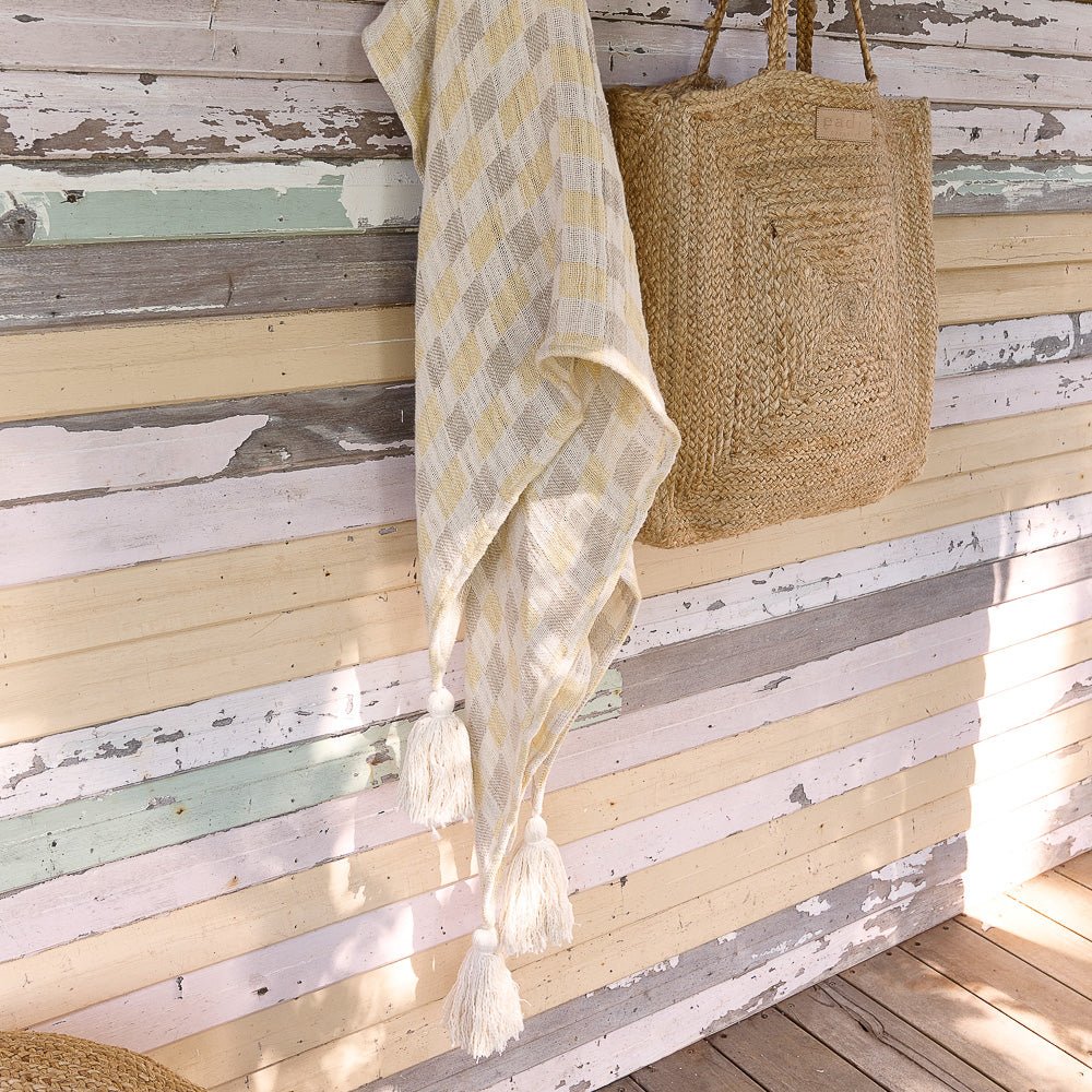 Felice Throw - Butter/Natural/White  - Eadie Lifestyle