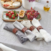 French Linen Napkin (Set of Four) - Slate - Eadie Lifestyle