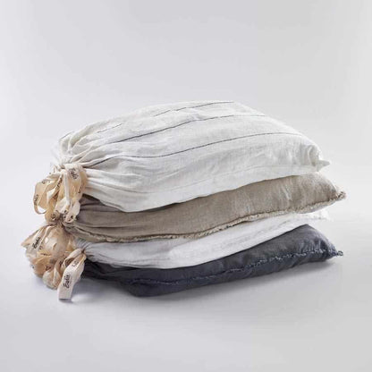 French Linen Quilt Cover - White - Eadie Lifestyle