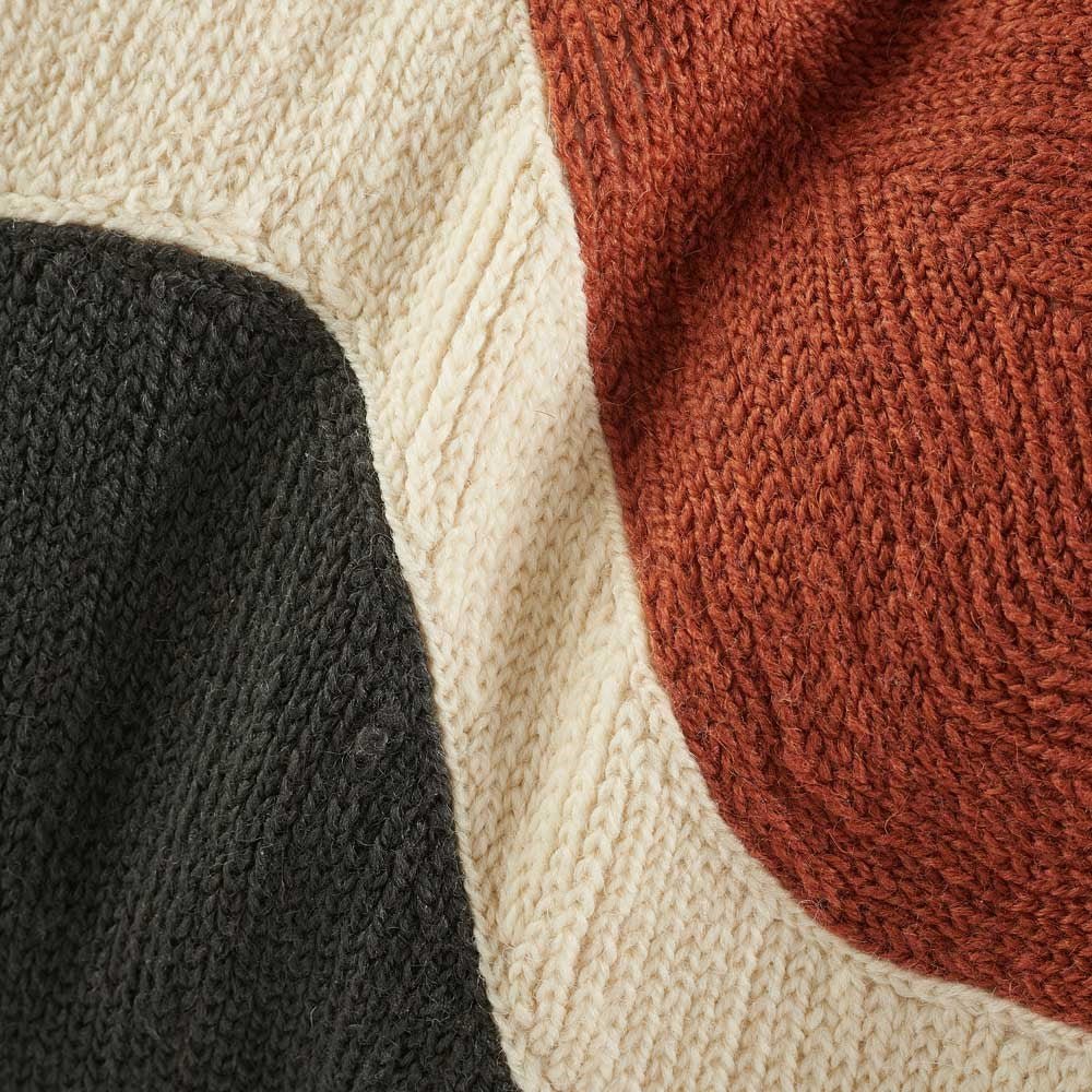Fylix Wool/Linen Cushion - Rust - Eadie Lifestyle