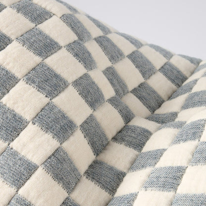 Gambit Cushion - White/Blue - Eadie Lifestyle