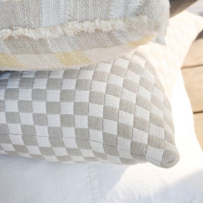 Gambit Cushion - White/Natural - Eadie Lifestyle