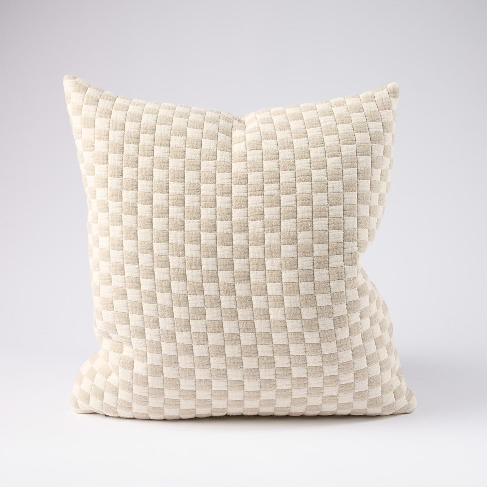 Gambit Cushion - White/Natural - Eadie Lifestyle