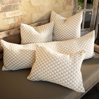 Gambit Cushion - White/Natural - Eadie Lifestyle