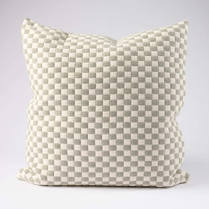 Gambit Cushion - White/Pistachio - Eadie Lifestyle