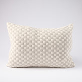 Gambit Cushion - White/Silver - Eadie Lifestyle