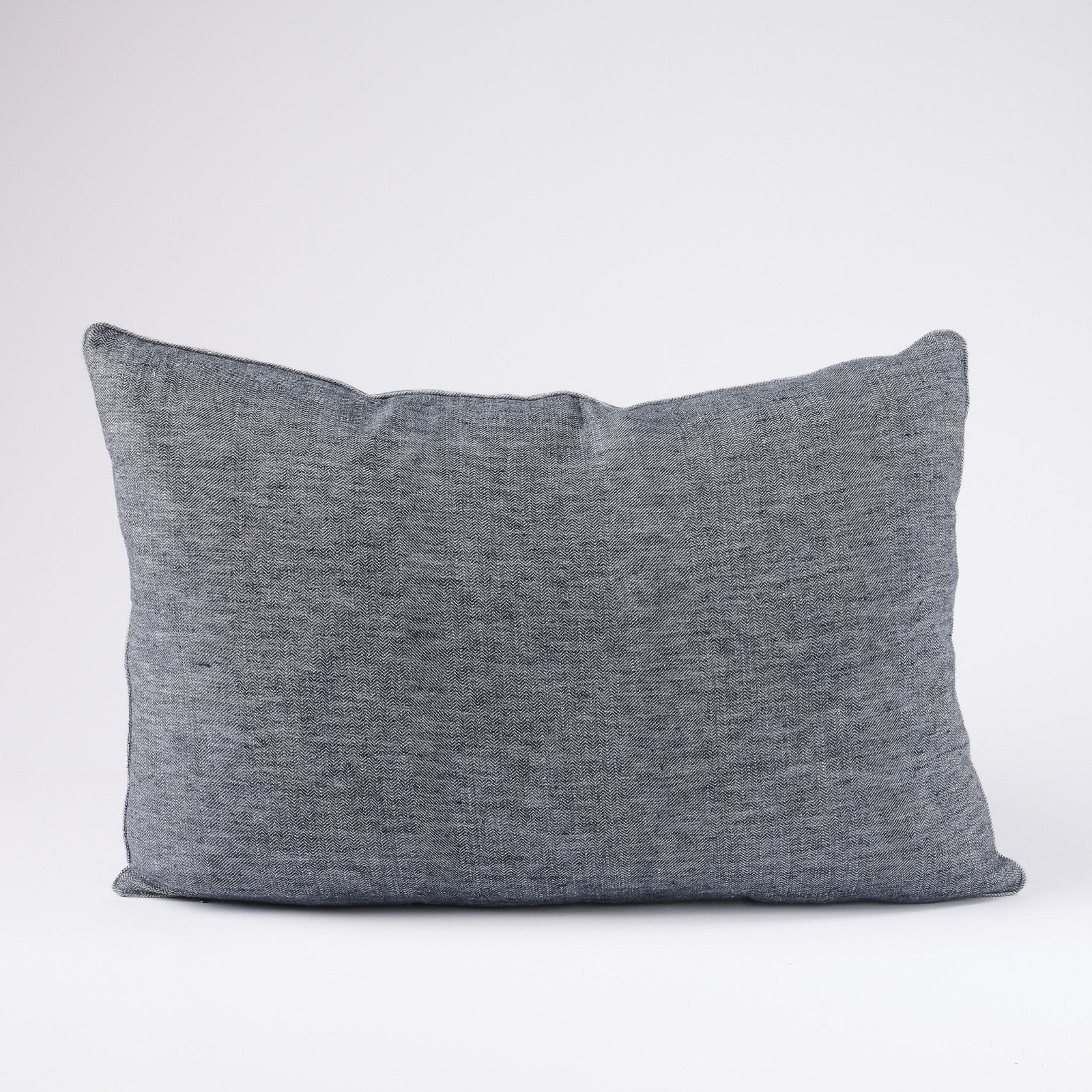 Halcyon Linen Cushion - Ink - Eadie Lifestyle