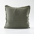 Luca® Boho Linen Cushion - Khaki - Eadie Lifestyle