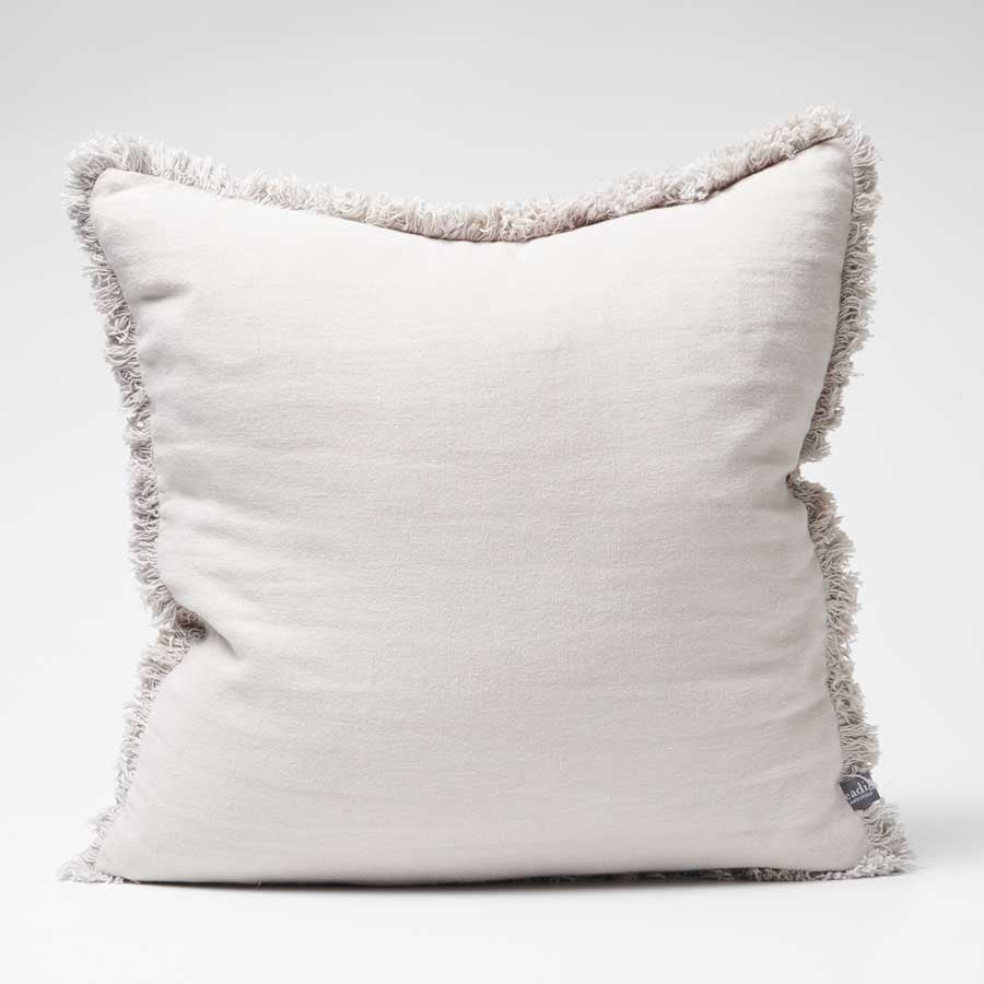 Luca® Boho Linen Cushion - Silver Grey - Eadie Lifestyle