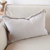 Luca® Boho Linen Cushion - Silver Grey - Eadie Lifestyle