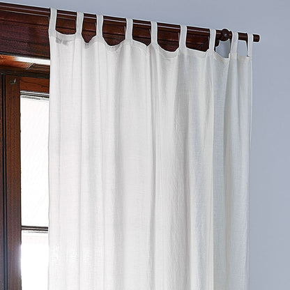 Luca® Linen Curtain - White - Eadie Lifestyle