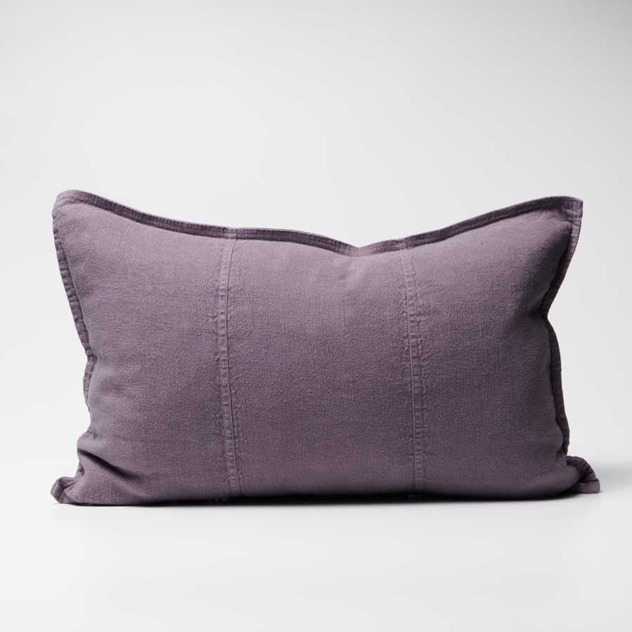Luca® Linen Cushion - Aubergine - Eadie Lifestyle