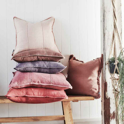 Luca® Linen Cushion - Desert Rose - Eadie Lifestyle