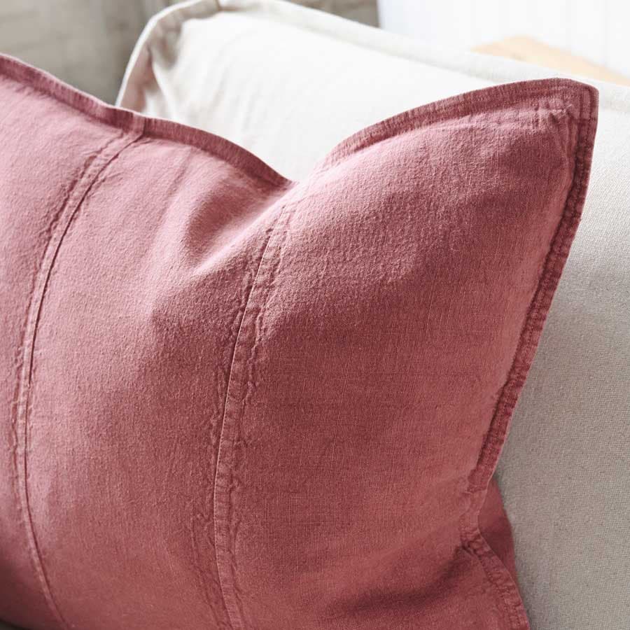Luca® Linen Cushion - Dusty Rose - Eadie Lifestyle