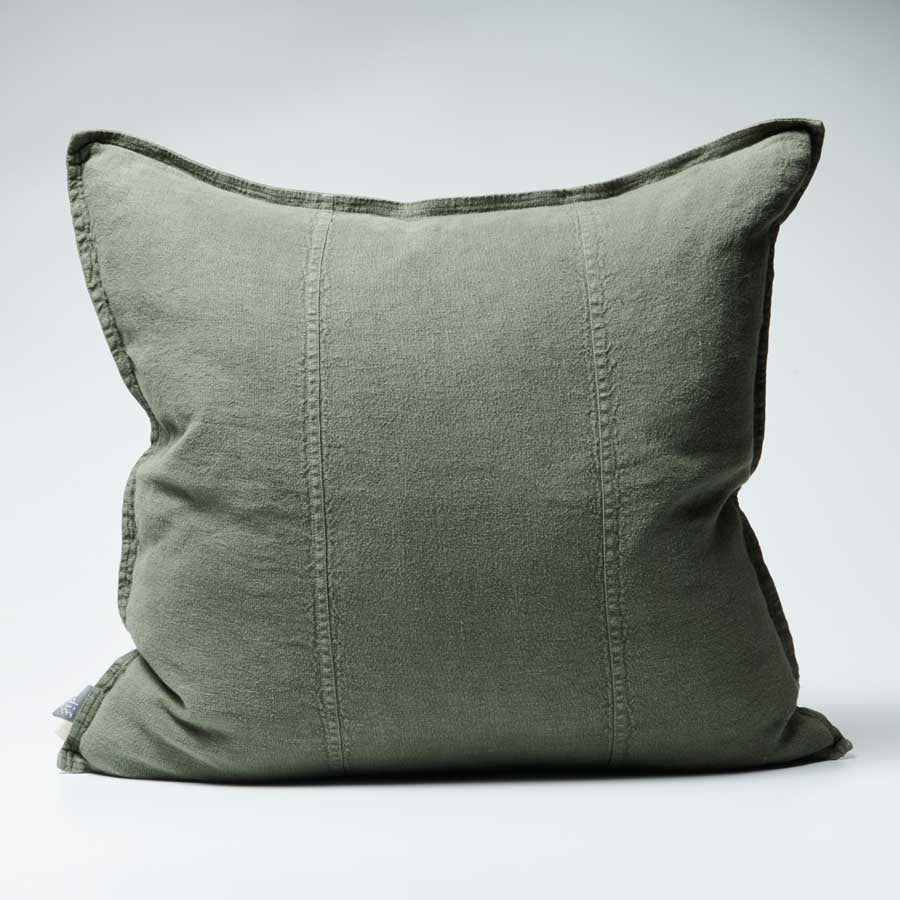 Luca® Linen Cushion - Khaki - Eadie Lifestyle