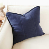 Luca® Linen Cushion - Navy - Eadie Lifestyle
