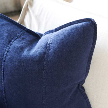 Luca® Linen Cushion - Navy - Eadie Lifestyle