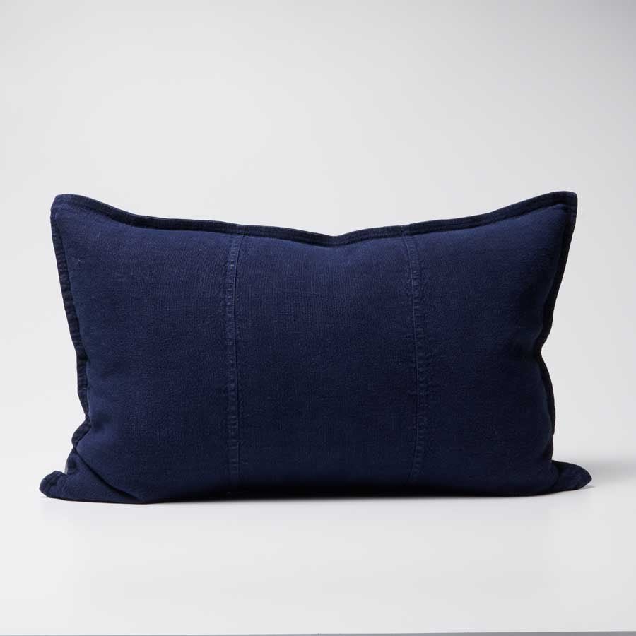 Luca® Linen Cushion - Navy - Eadie Lifestyle