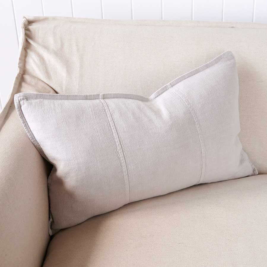 Luca® Linen Cushion - Silver Grey - Eadie Lifestyle