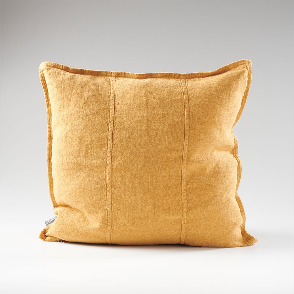Luca® Linen Cushion - Turmeric - Eadie Lifestyle
