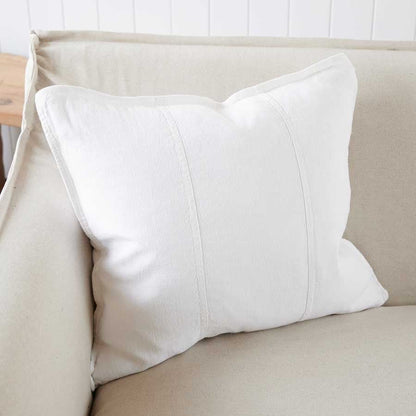 Luca® Linen Cushion - White - Eadie Lifestyle