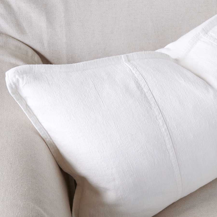 Luca® Linen Cushion - White - Eadie Lifestyle