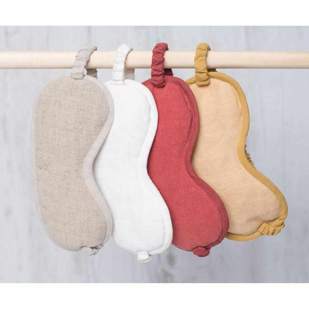 Luca® Linen Eye Mask with Linen Bag - Natural - Eadie Lifestyle