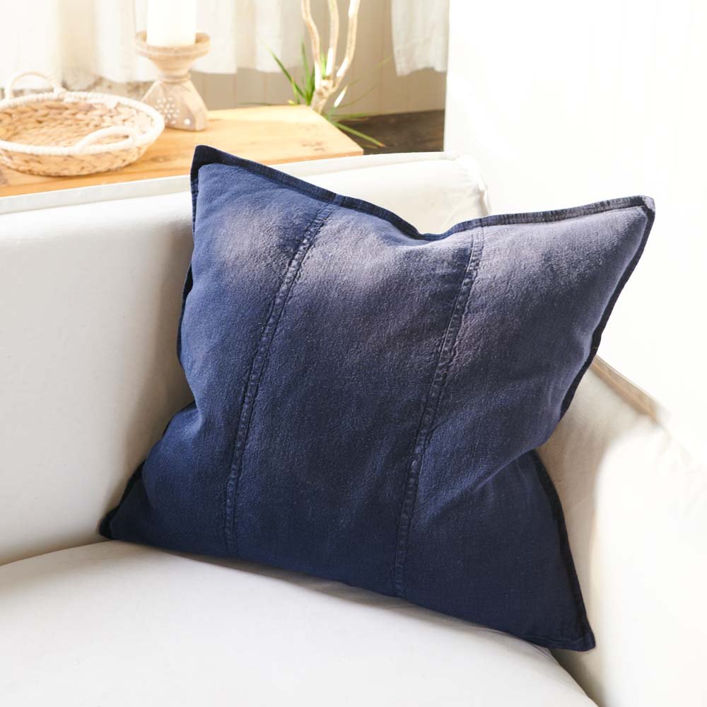 Luca® Linen Outdoor Cushion - Navy - Eadie Lifestyle