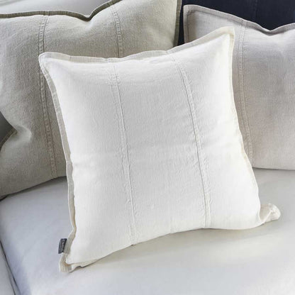 Luca® Linen Outdoor Cushion - White - Eadie Lifestyle