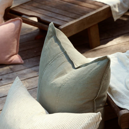 Luca® Outdoor Linen Cushion - Pistachio - Eadie Lifestyle