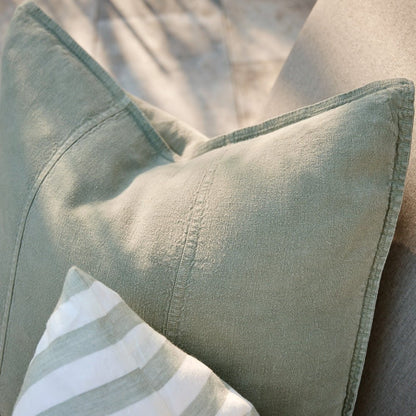 Luca® Outdoor Linen Cushion - Pistachio - Eadie Lifestyle