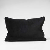 Lynette Velvet Cushion - Black - Eadie Lifestyle