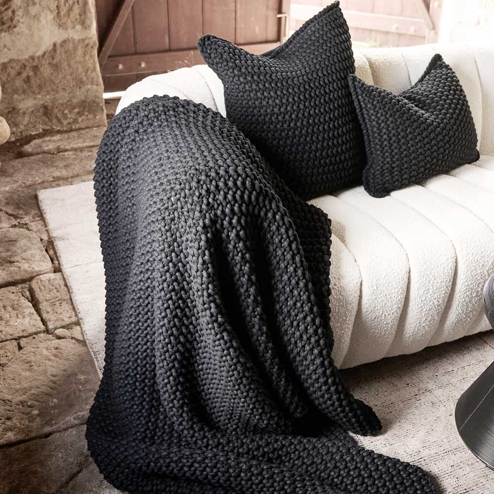 Marco Cushion - Black - Eadie Lifestyle