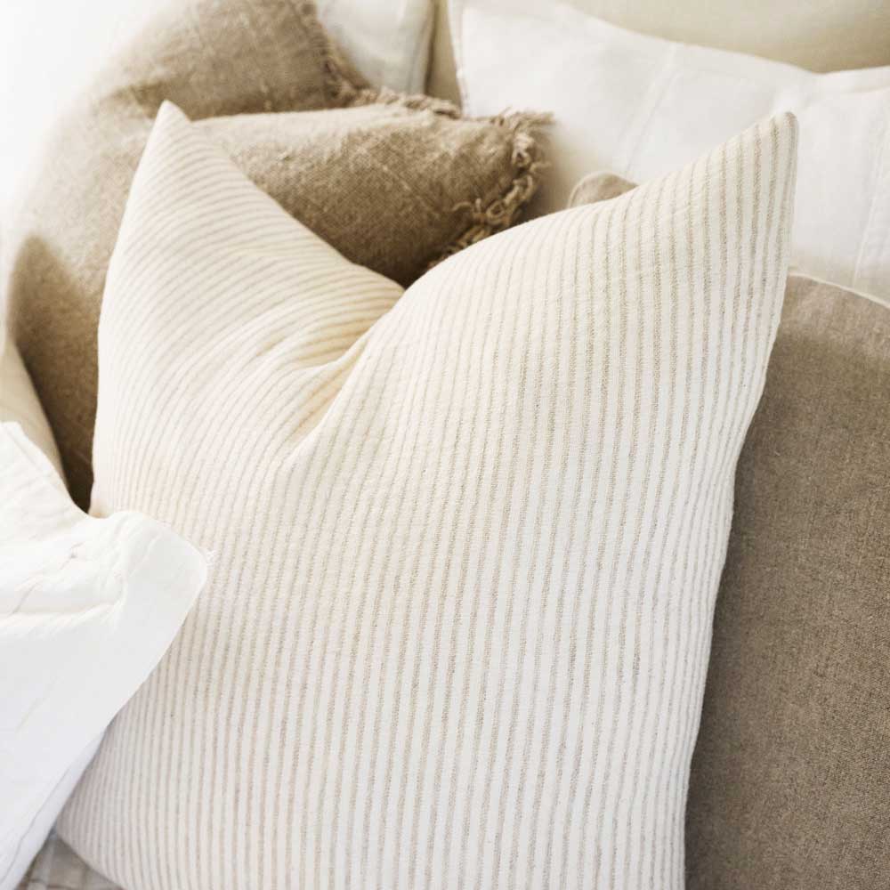 Marina Cushion - White w&