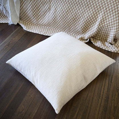 Marina Floor Cushion - White w&