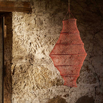 Marina Jute Lamp Shade - Rust - Eadie Lifestyle