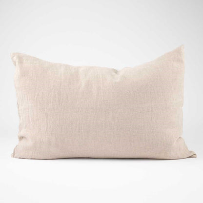 Marina Reversible Pillowcase Set - White w&