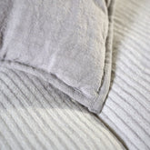 Marina Reversible Quilted Bedcover - Silver Grey w&