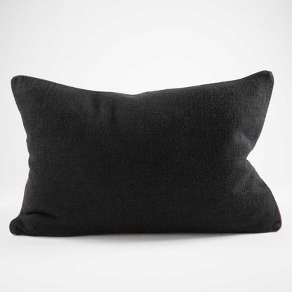 Muse Linen Cushion - Black - Eadie Lifestyle