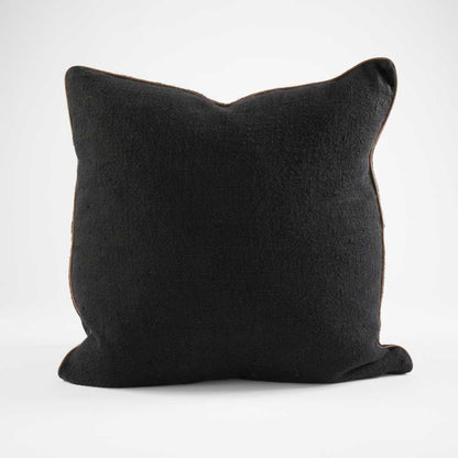 Muse Linen Cushion - Black - Eadie Lifestyle