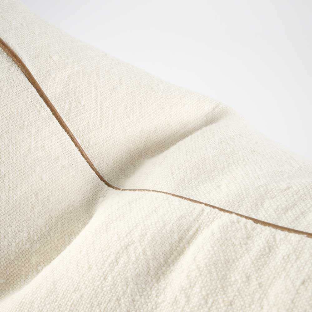 Muse Linen Cushion - White - Eadie Lifestyle
