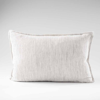 Myra Slate/White Stripe Cushion - Eadie Lifestyle