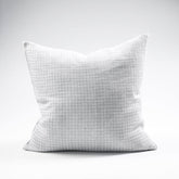 Ordonne Linen Houndstooth Cushion - Silver Grey - Eadie Lifestyle