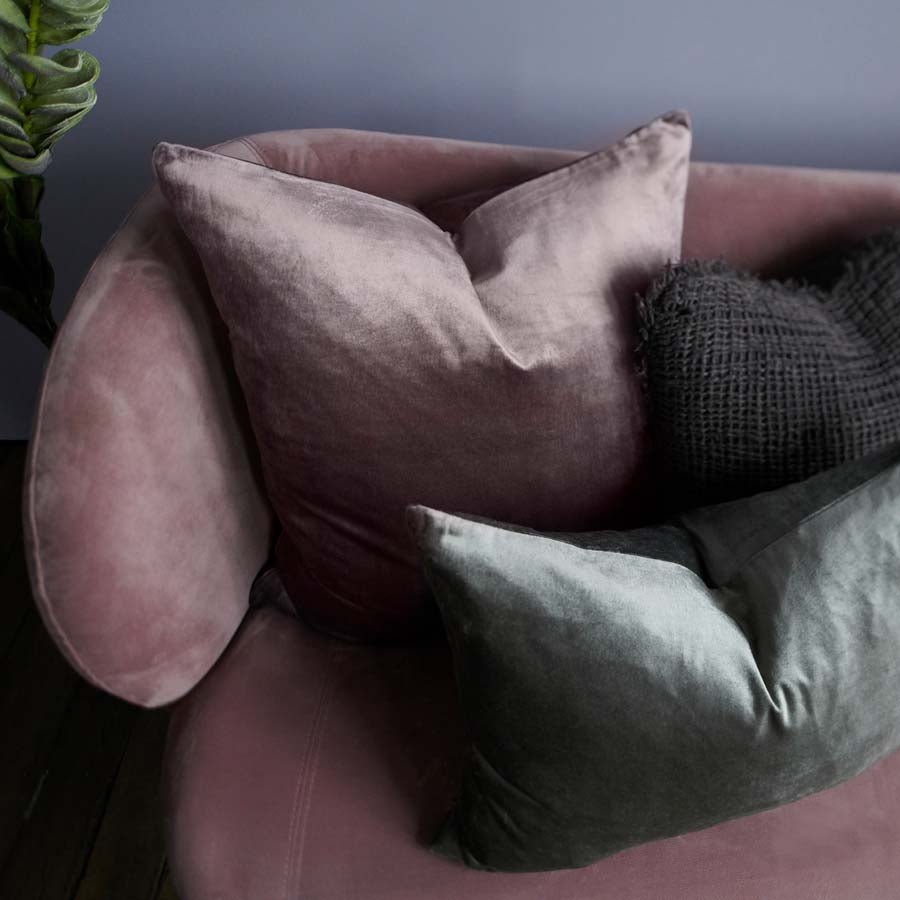 Precious Velvet Cushion - Amethyst - Eadie Lifestyle