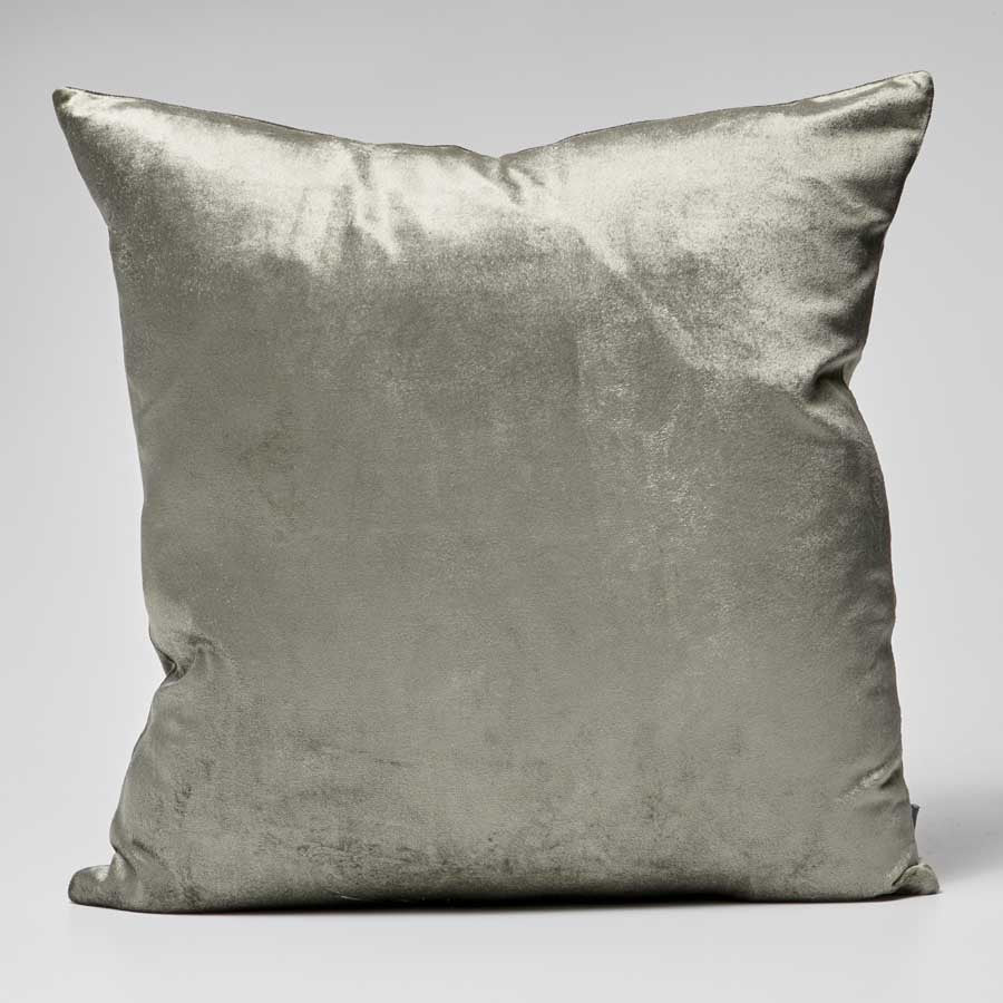 Precious Velvet Cushion - Pewter - Eadie Lifestyle