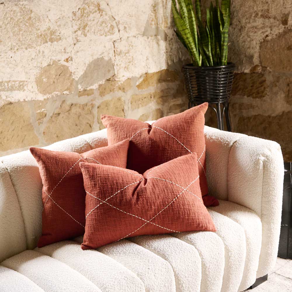 Ravo Cushion - Rust - Eadie Lifestyle