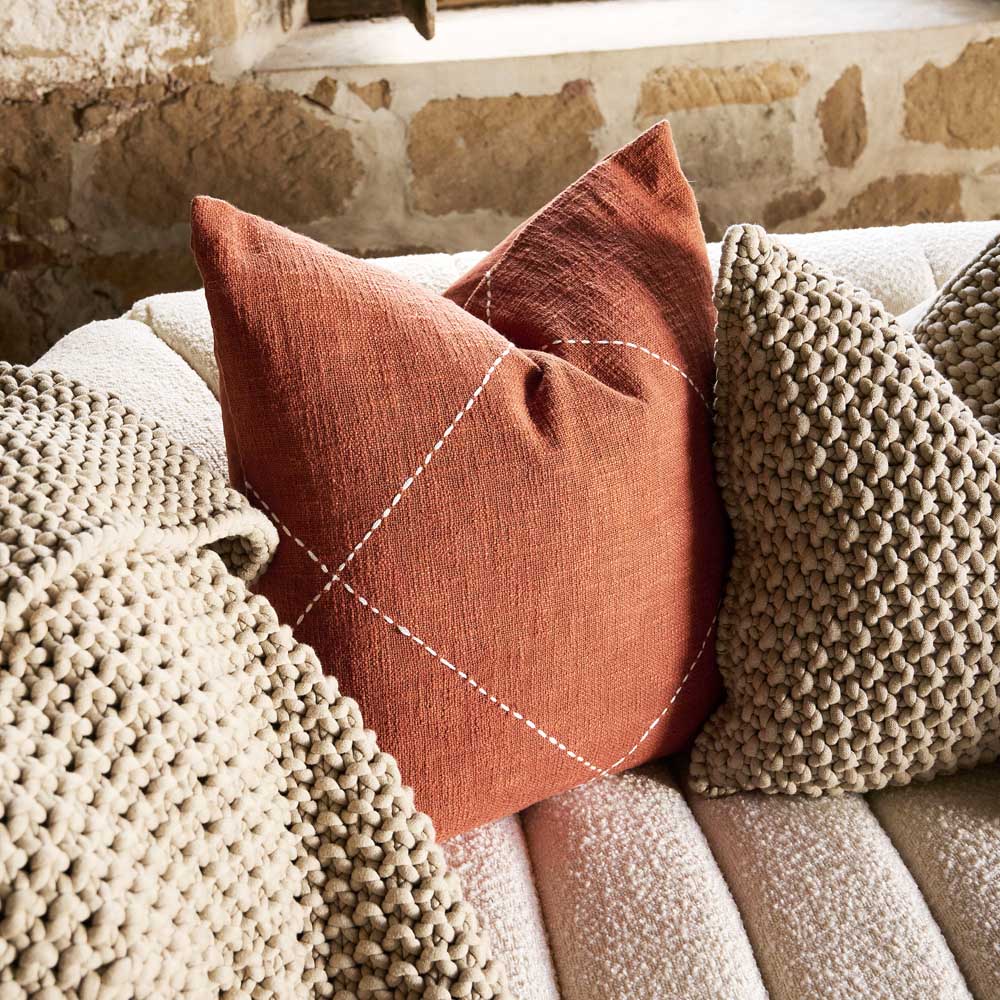 Ravo Cushion - Rust - Eadie Lifestyle